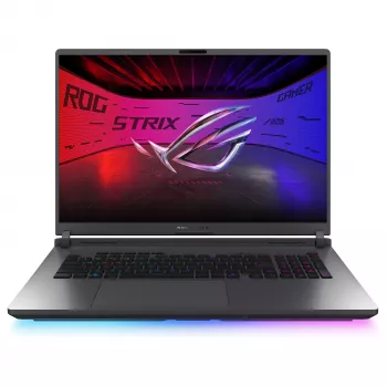 ASUS ROG Strix G18 G815LR-TT300W žaidimų nešiojamas kompiuteris, 18 colių WQXGA IPS 300Hz, Intel Core Ultra 9 290HX Plus, 32GB DDR5, 1TB SSD, GeForce RTX 5070 Ti 12GB, Windows 11 Home, vokiška QWERTZ klaviatūra