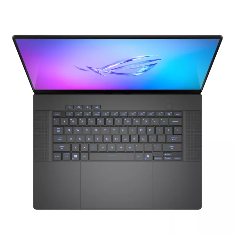 ASUS ROG Zephyrus G16 GU605CM žaidimų nešiojamasis kompiuteris 16 inch OLED 240Hz, Intel Core Ultra 9 285H, 16GB DDR5, 1TB SSD, NVIDIA GeForce RTX 5060, Windows 11 Pro, Eclipse Gray
