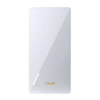 ASUS RP-BE58 dviejų juostų „Wi-Fi 7“ diapazono plėtiklis, BE3456, 2,4 GHz 574Mbps + 5GHz 2882Mbps, 1x Gigabit prievadas, AiMesh, WPA3, baltas, UK kištukas