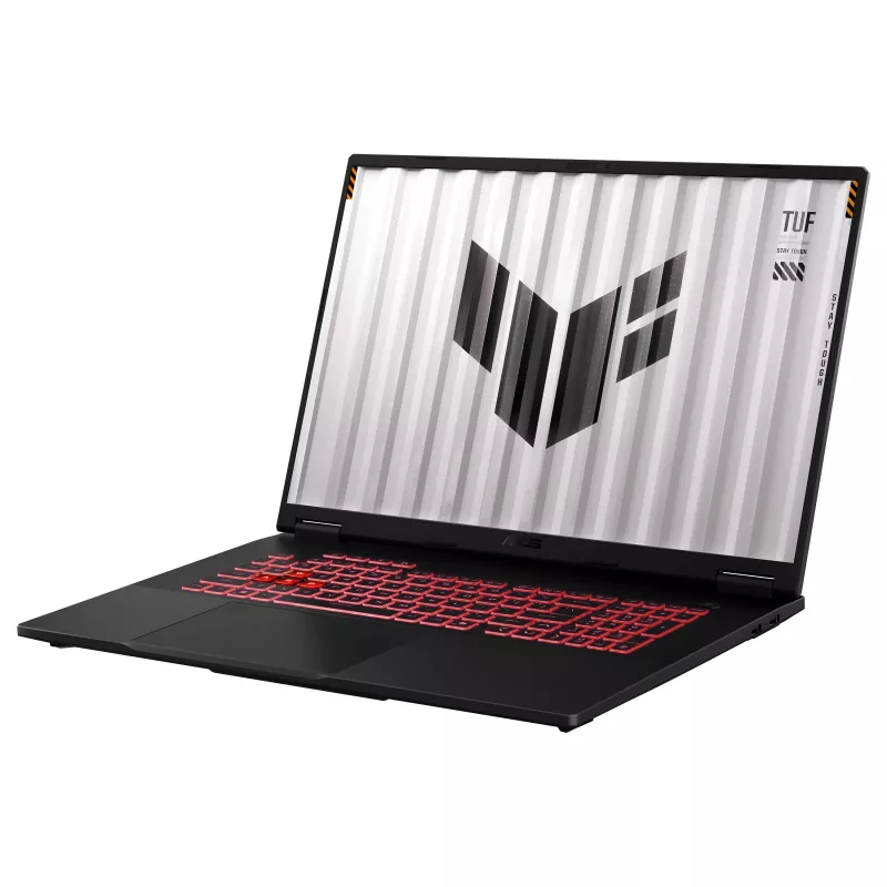 ASUS TUF Gaming A18 FA808UP-S8133W žaidimų nešiojamas kompiuteris, 18 colių WUXGA IPS 144Hz, AMD Ryzen 7 260, 16GB DDR5, 512GB SSD, GeForce RTX 5070 8GB, Windows 11 Home, vokiška QWERTZ klaviatūra