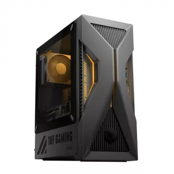 ASUS TUF Gaming T500 T500MV-07240H242W Intel Core 7 240H 32 GB DDR5-SDRAM 1 TB SSD NVIDIA GeForce RTX 5060 Ti Windows 11 Home Mini Tower kompiuteris, juoda, pilka