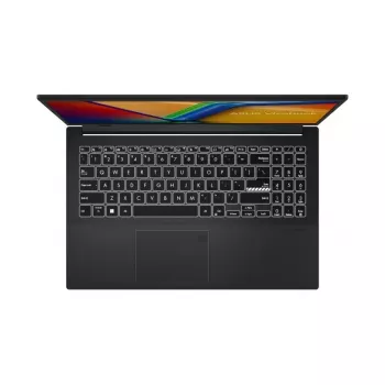 ASUS Vivobook Go 15 E1504FA-KM5413W nešiojamas kompiuteris, AMD Ryzen 5 7520U, 15,6 colio Full HD IPS, 16GB LPDDR5, 512GB SSD, AMD Radeon Graphics, Windows 11 Home, Mixed Black