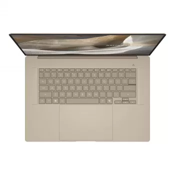 ASUS Zenbook A16 UX3607OA-SQ024X 2-in-1 nešiojamasis kompiuteris, 16 colių OLED 3K Touch, Snapdragon X2 Elite Extreme, 48GB RAM, 1TB SSD, Windows 11 Pro, smėlio spalvos