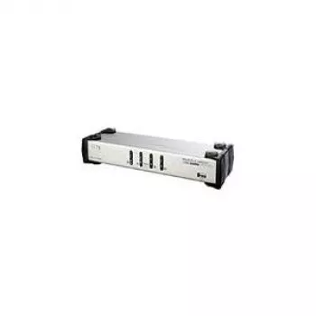 ATEN CS-1744 Dual-View KVMP perjungiklis su USB ir audio, 4 prievadų, VGA, 2048x1536, metalinis