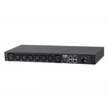 ATEN PG Series PG6308G Basic PDU - 8x C13 lizdai, 1U montuojamas į stelažą, 10A, juodos spalvos