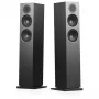 Audio Pro A48 Linkplay Active Stereo Speaker System (poros rinkinys) - juoda