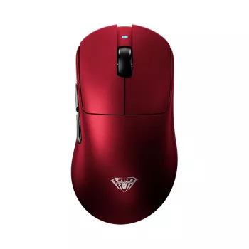 AULA SC900 Pro Red Mouse - Tri-Mode Wireless Gaming Mouse su PAW3395 jutikliu, 26000 DPI, RGB, 75g