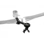 Author ACC-515 vairuoklio laikiklis GoPro / Garmin / Cateye įrenginiams – juodas (31,8 mm, aliuminis)