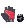 Author Lady Comfort Gel pirštinės moterims be pirštų, dydis S, raudonos/juodos