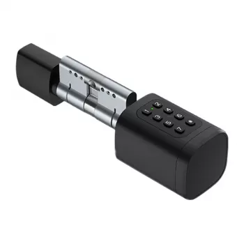 AVATTO SDL-V1-B60 Smart Lock cilindras, 60 mm, piršto atspaudas, Bluetooth, Zigbee, juodas | Kur.lt