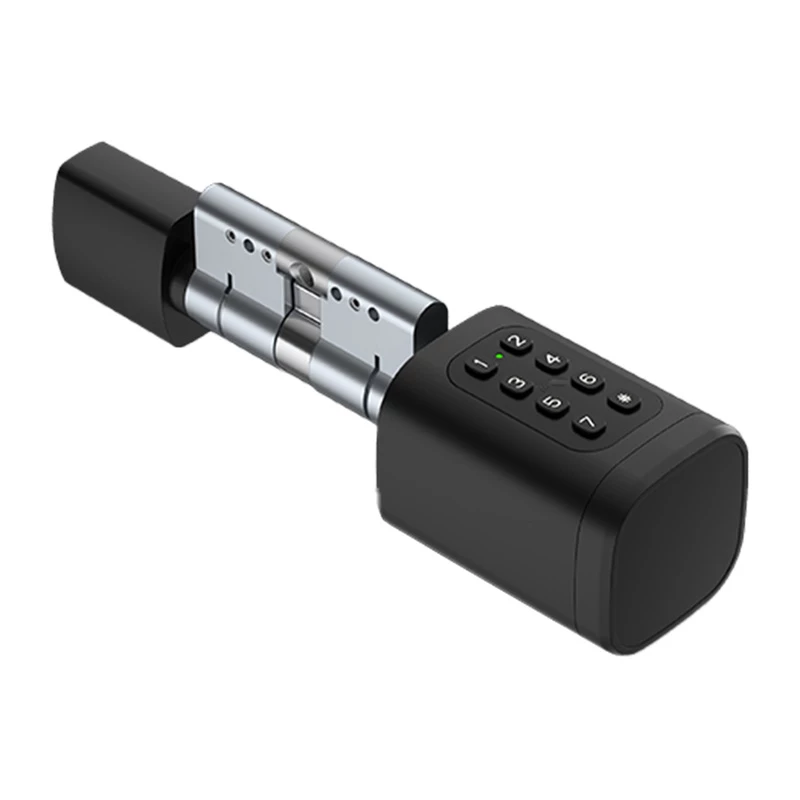 AVATTO SDL-V1-B60 Smart Lock cilindras, 60 mm, piršto atspaudas, Bluetooth, Zigbee, juodas | Kur.lt