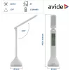 Avide LED stalinė lempa su RGB apšvietimu ir kalendoriumi, balta, 4W, 250lm