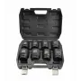 AWTOOLS Black Line 3/4 colio smūginių antgalių rinkinys, 8 vnt., 24-38 mm, trumpi, Cr-Mo