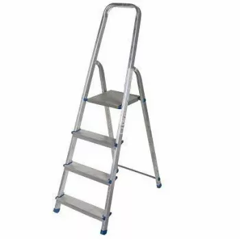 AWTOOLS Aliumininės kopėčios 4 pakopos 150 kg