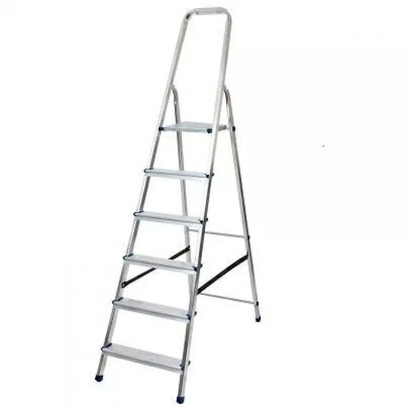 AWTOOLS aliumininės kopėčios 6 pakopų, 150 kg