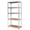AWTOOLS AW Rack 5 lentynų 200x90x40, 250 kg / 5,0 mm – stūmimo tipo greitas surinkimas