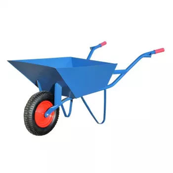AWTOOLS AW00032 Sodo vežimėlis / karutis – 200 kg keliamoji galia, 100 l, cinkuoto plieno loveliu, pneumatiniais ratais