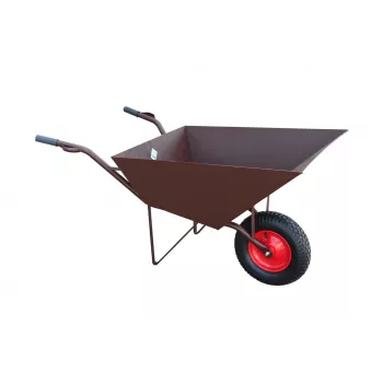 AWTOOLS AW00038 Sodo vežimėlis / karutis 100L 200kg 4 ratai su išvertimo mechanizmu Žalias
