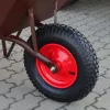 AWTOOLS AW00038 Sodo vežimėlis / karutis 100L 200kg 4 ratai su išvertimo mechanizmu Žalias