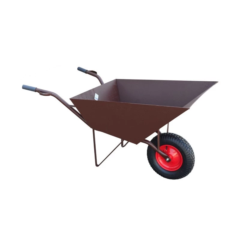 AWTOOLS AW00038 Sodo vežimėlis / karutis 100L 200kg 4 ratai su išvertimo mechanizmu Žalias