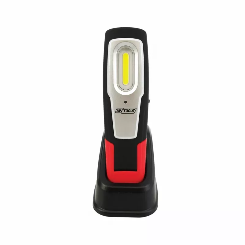 AWTOOLS AW17600 COB LED darbinis žibintuvėlis su magnetiniu pagrindu ir pasukamu kabliu | Kur.lt