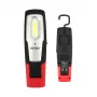 AWTOOLS AW17601 COB LED priekinė lemputė – 120 liumenų, 3 režimai, IPX4 atspari vandeniui, reguliuojamas galvos dirželis, maitinama baterijomis