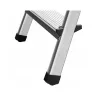 AWTOOLS AW23008 3 sekcijų daugiafunkcinė teleskopinė kopėčios, aliuminio, 24 skersiniai, 150 kg, EN 131