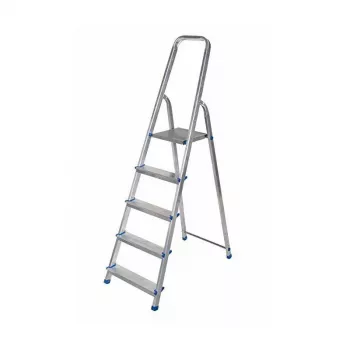 AWTOOLS AW23021 3 sekcijų teleskopinės kopėčios 4,25 m aliuminės 150 kg EN131