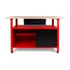 AWTOOLS AW30901 darbastalis 120x60x85 cm juodas/raudonas