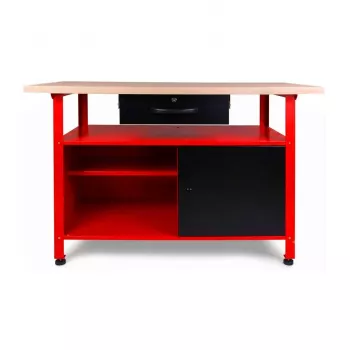AWTOOLS AW30901 darbastalis 120x60x85 cm juodas/raudonas