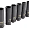 AWTOOLS AW38690BL 172 dalių chromvanadžio veržliarakčių komplektas su 1/4 colio, 3/8 colio, 1/2 colio pavaromis, 72 dantų reketais, E-Torx, antgaliais ir formuotu dėklu