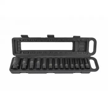 AWTOOLS AW38690BL 172 dalių chromvanadžio veržliarakčių komplektas su 1/4 colio, 3/8 colio, 1/2 colio pavaromis, 72 dantų reketais, E-Torx, antgaliais ir formuotu dėklu