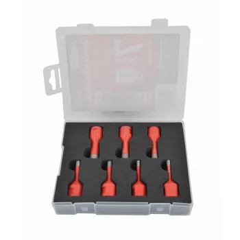 AWTOOLS AW47307 7 vnt. HSS grąžtų rinkinys DIN 338 – 2–10 mm, skirtas metalui, medžiui ir plastikui