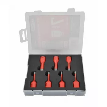 AWTOOLS AW47307 7 vnt. HSS grąžtų rinkinys DIN 338 – 2–10 mm, skirtas metalui, medžiui ir plastikui