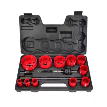 AWTOOLS AW49661 Bimetalinė skylėpjovė 60 mm su kintamo žingsnio dantimis