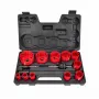 AWTOOLS AW49661 Bimetalinė skylėpjovė 60 mm su kintamo žingsnio dantimis