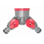 AWTOOLS AW61019 40 dalių sodo žarnos greitojo jungimo komplektas, 1/2 colio ir 3/4 colio adapteriai, ABS plastikas, žalia/juoda
