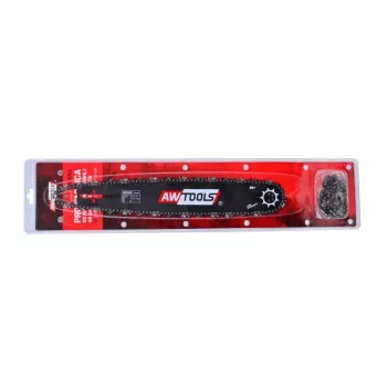 AWTOOLS AW80155 14 colių pusiau kaltinė grandinė grandininiam pjūklui, 3/8 colio žingsnis, 1,3 mm griovelis, 52 pavaros grandys