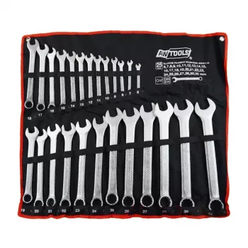 AWTOOLS Kombinuotų raktų rinkinys 25 vnt. 6 mm–32 mm