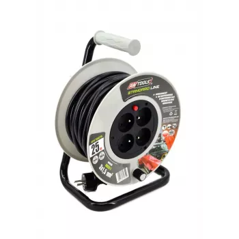 AWTOOLS ilginimo laido būgnas Standard 40m 3x1.5 mm 16A / 3680W