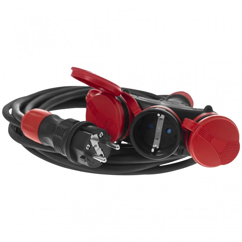AWTOOLS EXTREME prailginimo laidas 10m 3x1,5mm² 3 lizdai IP54 16A/4000W