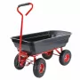 AWTOOLS Garden Cart / Dump Cart 4-Wheel 75L