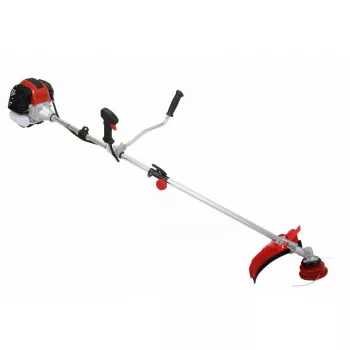 AWTOOLS BC620 benzininė žoliapjovė 3,5 HP 62cc 2 taktų su dviračio rankena, 3 peiliais ir dvigubais petnešomis