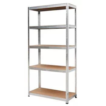 AWTOOLS Lentynynas 5 lentynų 180x90x40 cm, 250 kg vienai lentynai, 5,0 mm cinkuotas plienas