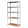 AWTOOLS Lentynynas 5 lentynų 180x90x40 cm, 250 kg vienai lentynai, 5,0 mm cinkuotas plienas