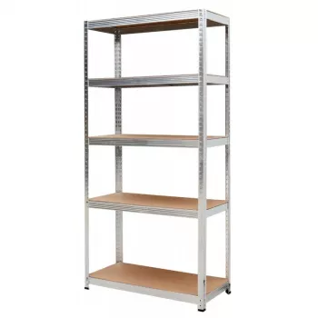 AWTOOLS Lentynynas 5 lentynų 180x90x40 cm, 250 kg vienai lentynai, 5,0 mm cinkuotas plienas