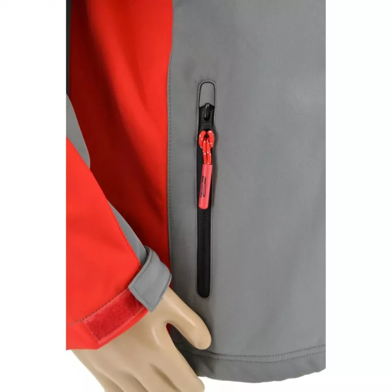 AWTOOLS Softshell Striukė Megztinis T4 Raudonai-Pilka L