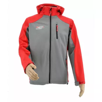 AWTOOLS Softshell Striukė Megztinis T4 Raudonai-Pilka L