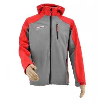 AWTOOLS Softshell Striukė T4 Raudonai-Pilka S dydis