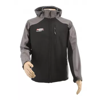 AWTOOLS Softshell Striukė T4 Pilka-Juoda Dydis S